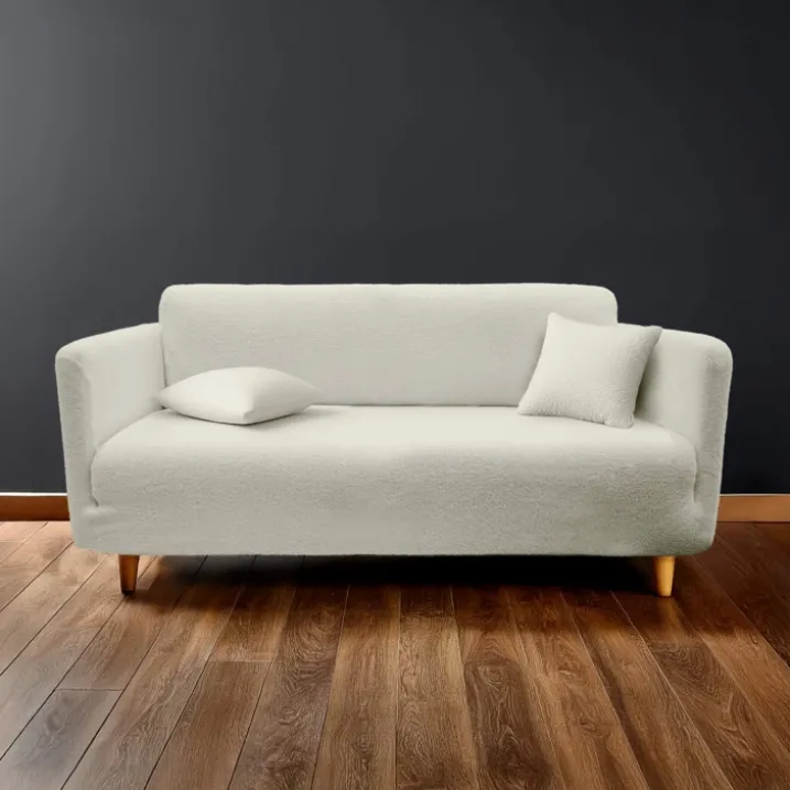 Housse de canapé extensible bouclette