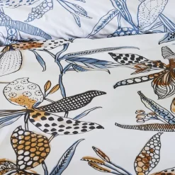 Housse de couette aux fleurs exubérantes