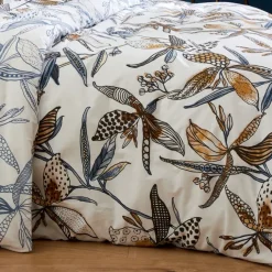 Housse de couette aux fleurs exubérantes