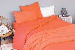 Housse de couette coton Lavé Oekotex