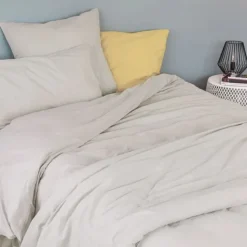 Housse de couette coton Lavé Oekotex