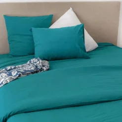 Housse de couette coton Lavé Oekotex