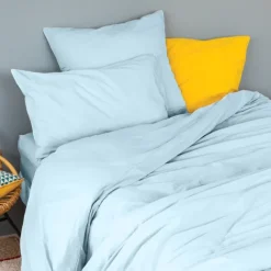 Housse de couette coton Lavé Oekotex