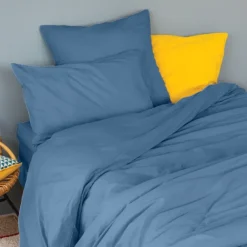 Housse de couette coton Lavé Oekotex