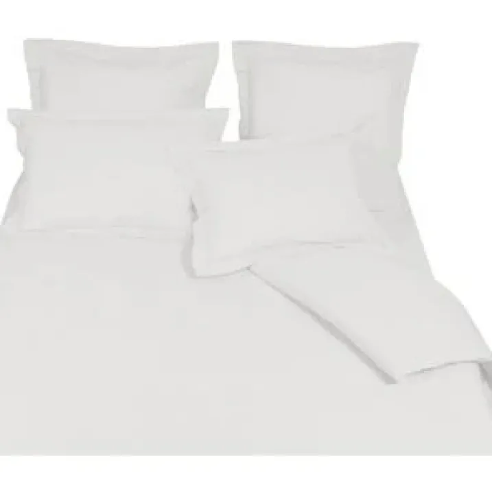 Housse de couette en coton blanc