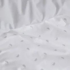 Housse de couette en percale au style géométrique