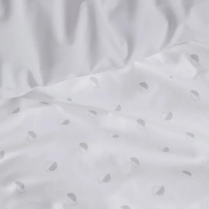 Housse de couette en percale au style géométrique