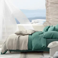 Housse de couette Harmony en 100% lin lavé