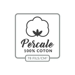 Housse de couette 100% Percale de Coton ORIGINE