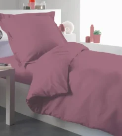 Housse de couette percale 140 x 200 cm unie