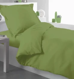 Housse de couette percale 140 x 200 cm unie