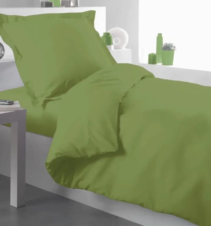 Housse de couette percale 140 x 200 cm unie