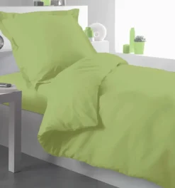 Housse de couette percale 140 x 200 cm unie