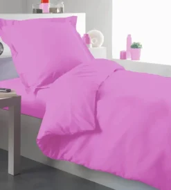 Housse de couette percale 140 x 200 cm unie