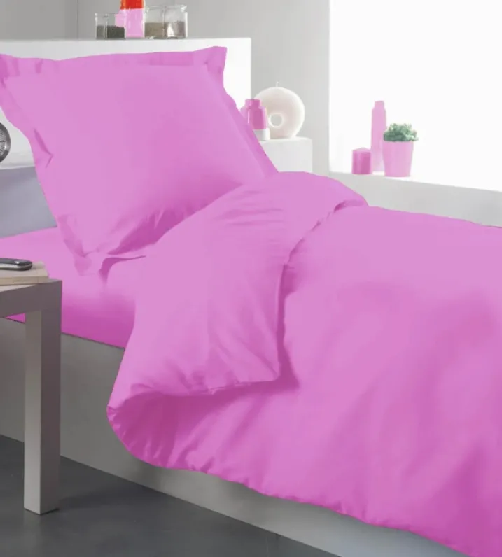 Housse de couette percale 140 x 200 cm unie