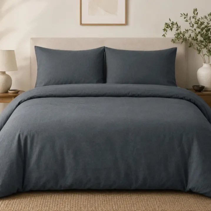 Housse de couette percale 240 x 220 cm unie