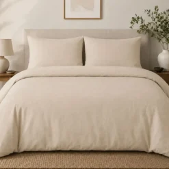 Housse de couette percale 240 x 220 cm unie