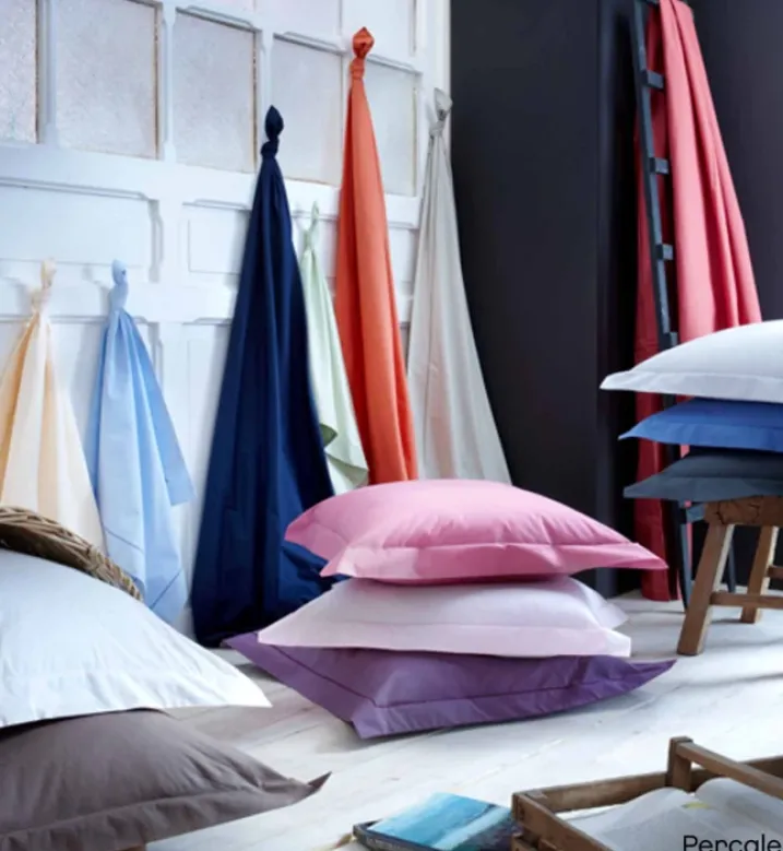 Housse de couette percale 240 x 220 cm unie