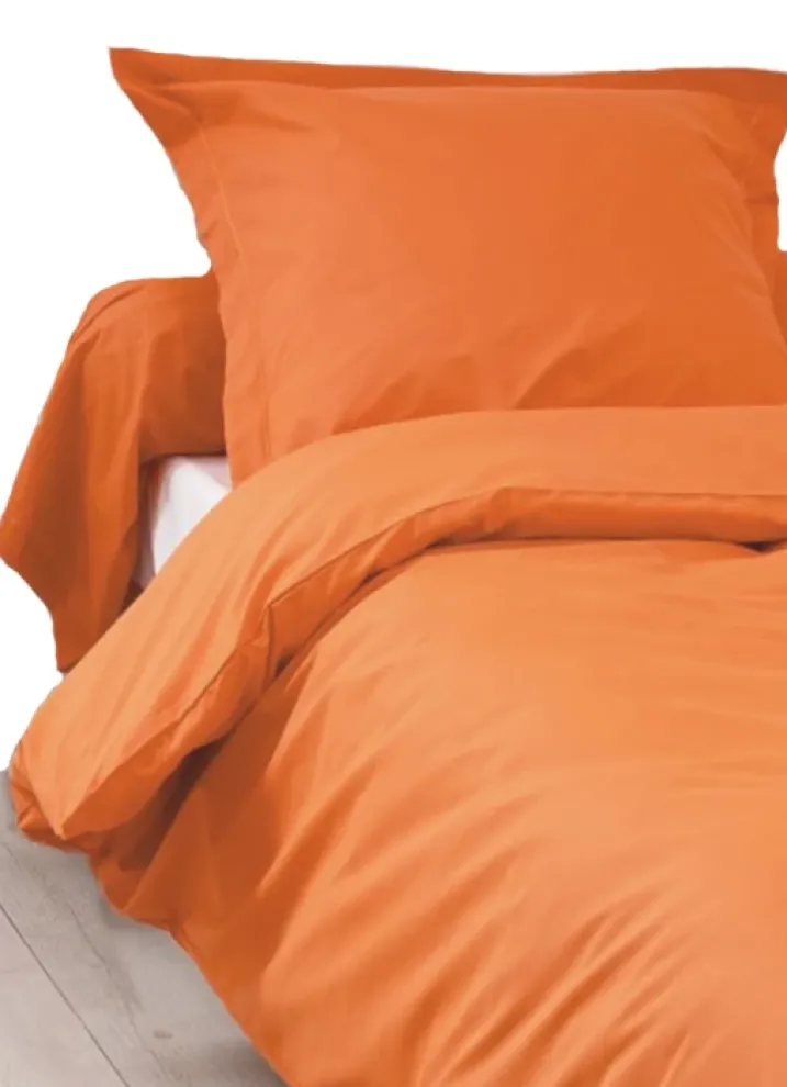 Housse de Couette Unie en 100 % Coton