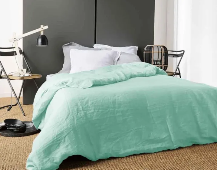 Housse de Couette Unie en Lin