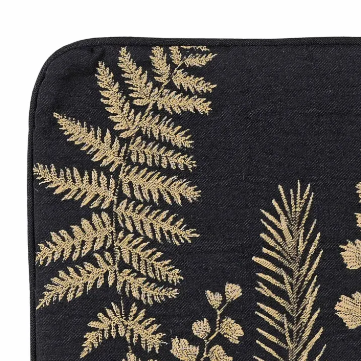 Housse de coussin aux feuillages divers