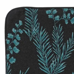 Housse de coussin aux feuillages divers