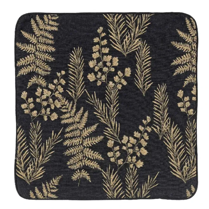 Housse de coussin aux feuillages divers