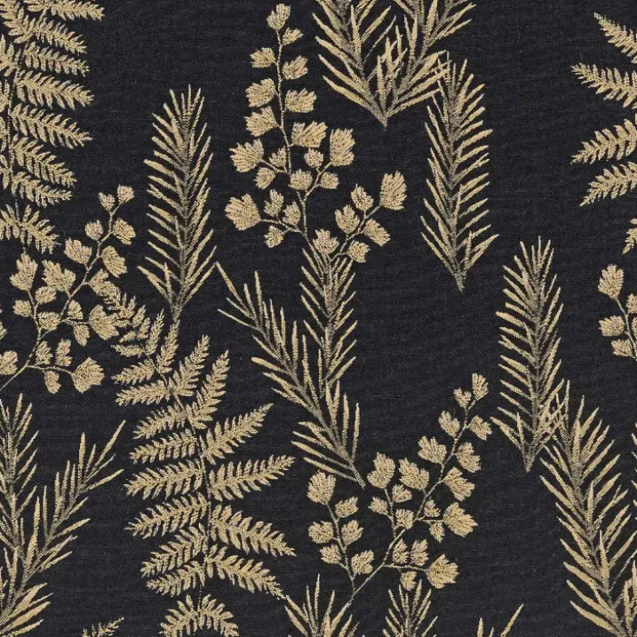 Housse de coussin aux feuillages divers