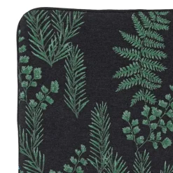Housse de coussin aux feuillages divers