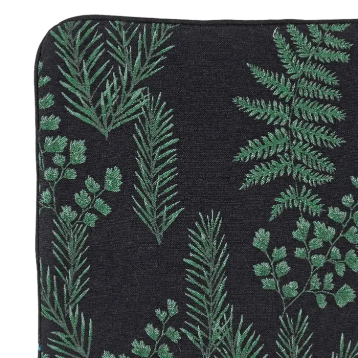 Housse de coussin aux feuillages divers