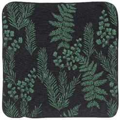 Housse de coussin aux feuillages divers