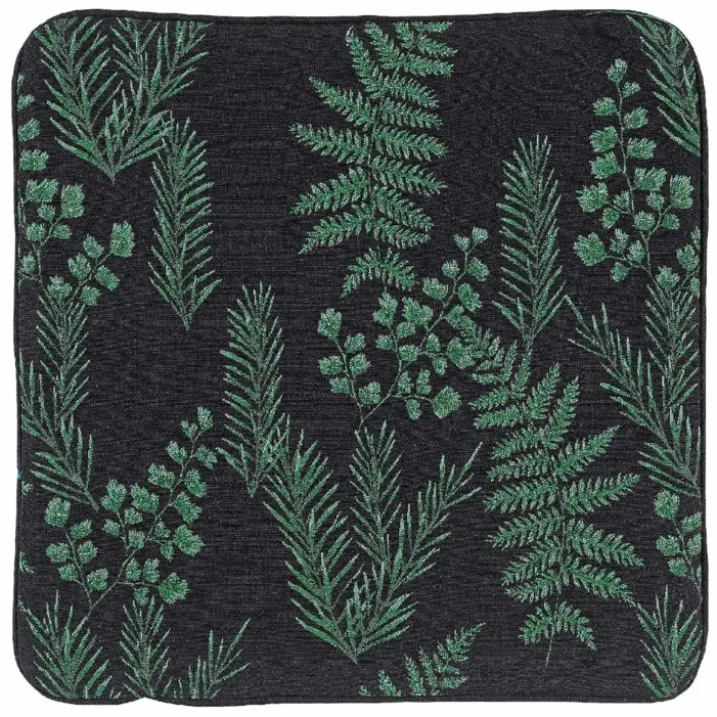 Housse de coussin aux feuillages divers