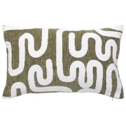 Housse de coussin chenille design