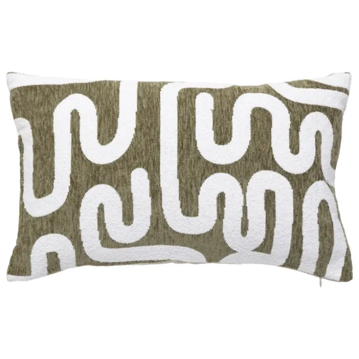 Housse de coussin chenille design