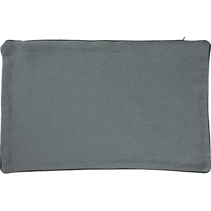 Housse de coussin en coton et chanvre