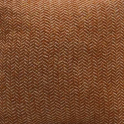 Housse de coussin en laine avec motif chevron