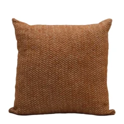 Housse de coussin en laine avec motif chevron
