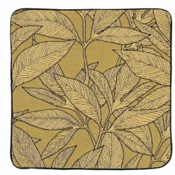 Housse de coussin esprit feuillages