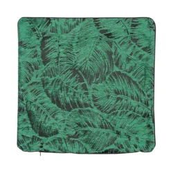 Housse de coussin esprit jungle tropicale