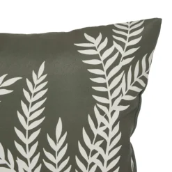 Housse de coussin extérieur motif végétal
