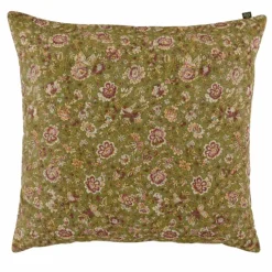 Housse de coussin floral en lin lavé SAMARA HAOMY