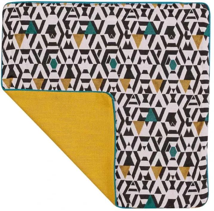 Housse de Coussin Motifs Géométriques