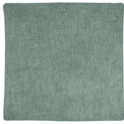 Housse de coussin passepoilée effet velours