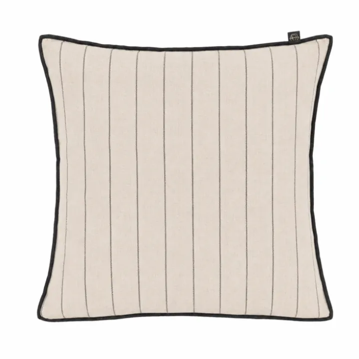 Housse de coussin rayé en lin CALVI HAOMY