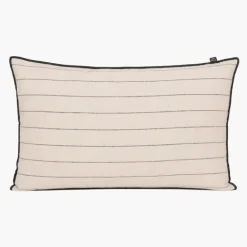 Housse de coussin rayé en lin CALVI HAOMY