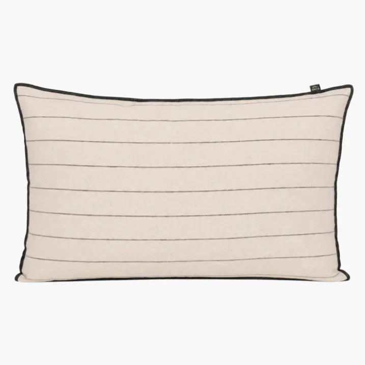 Housse de coussin rayé en lin CALVI HAOMY