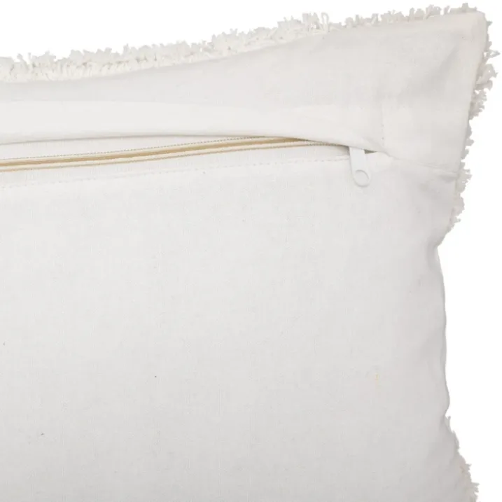 Housse de coussin rectangulaire tuftée