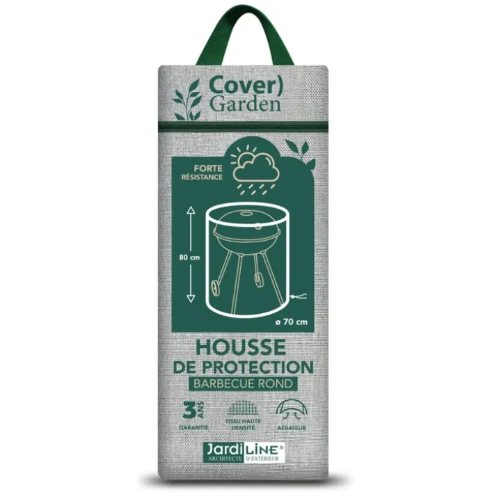 Housse de protection barbecue rond