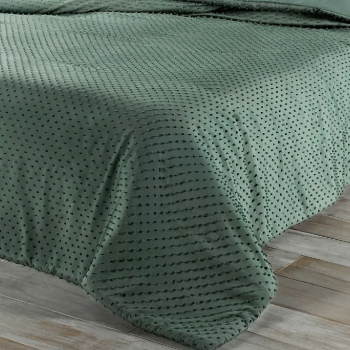Jeté de lit à petits pompons