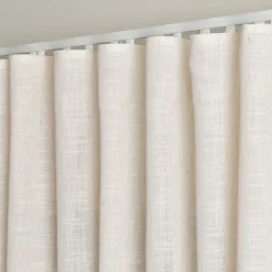 Kit rail extensible + Voilage poly-lin wave